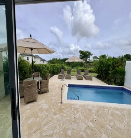 pool and deck
